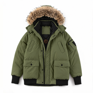 Parka d'hiver pour homme 2026, imperméable avec fermeture éclair, style décontracté, prix bas, haute qualité, respirant, grande taille, duvet - Product Image 6
