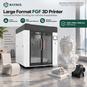 Impresora 3D Industrial de Gran Formato FGF 1200*1000*1200mm Automática con Extrusión de Pellets Nueva y USB para Fabricación de Piezas Automotrices - Product Image 1