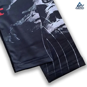 Crea tu Propio Conjunto Deportivo de Gimnasio con Cuello Redondo y Estampado Digital 3D, de un Buen Proveedor, con Poliéster y Spandex Transpirables, Conjuntos de Compresión - Product Image 6