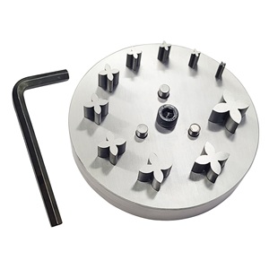Juego de 10 Cortadores de Disco de 4 Pétalos para Joyería, Herramienta de Corte de Metal Blando para Orfebrería, de 6 a 31 mm |   GS589M-03 - Product Image 1