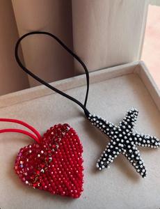 Colección al por mayor de amuletos para bolsos con cuentas hechos a mano estilo bohemio indio de Guru Kirpa Export House para colgantes de moda de aleación - Product Image 5