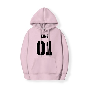 Venta al por mayor unisex multicolor jersey de gran tamaño Sudadera con capucha impresa personalizada número frontal pantalla hombres mujeres cosecha invierno - Product Image 1