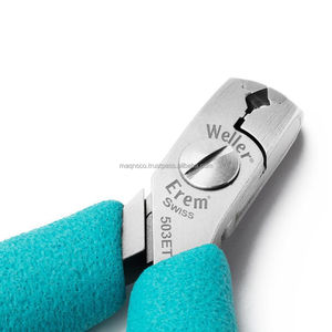 Pince coupante Weller Erem 503E 4,5 pouces à tête large inclinée, anti-statique et à coupure encastrée - Product Image 5