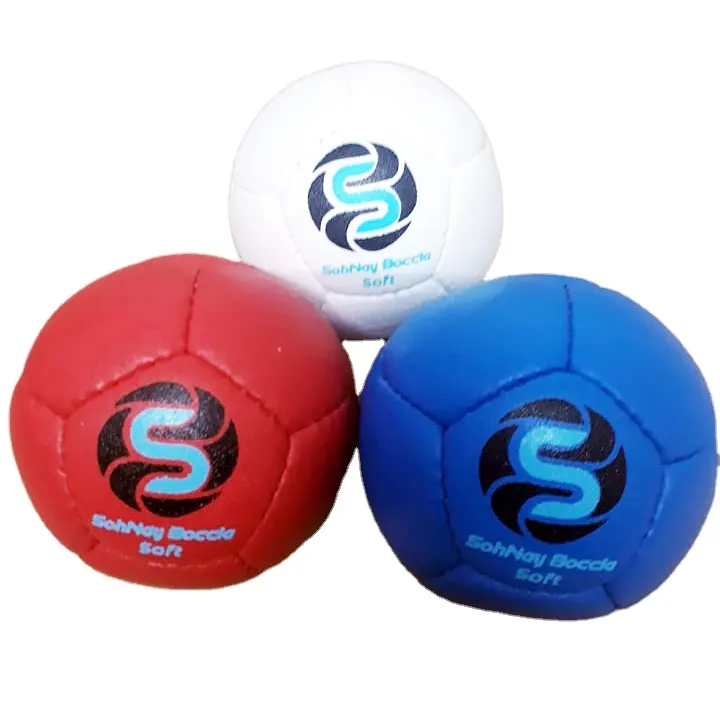 Boccia Ball Set Bocce Balls Packed in Carrying Bag Customized Logo on Balls and Packing Bag made in Pakistan