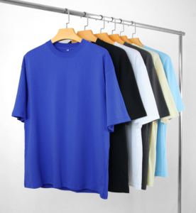 T-shirt Oversize en Coton Lourd 100% Coton 230 Grammes Coupe Ample Vierge Personnalisable Homme Vintage Longueur Standard - Product Image 6