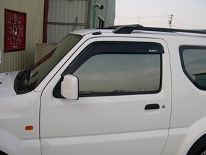 Parasoles de Visera HIC de Material PMMA con Ajuste 100% para SUZUKI Jimny 2 puertas (JB23/JB33/JB43/JB53) 1998-2018 con Cinta 3M - Product Image 5