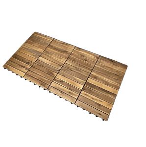 Meilleure vente revêtement de sol à emboîtement carrelage de terrasse en bois base parquet terrasse extérieur bricolage carreaux de sol 30*30*2.4cm - Product Image 4