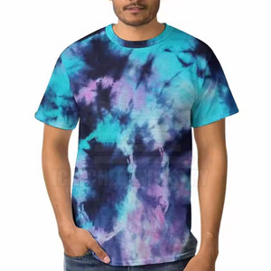 Camiseta de Hombre Tie Dye Personalizada de Alta Calidad con Logotipo Personalizado, 100% Algodón, Diseño de Moda en Tela Personalizada - Product Image 1