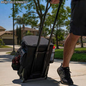 Bolsa de Equipamiento de Béisbol con Ruedas y Logotipo Personalizado, con Soporte para Múltiples Bates, Impermeable, de Poliéster, para Entrenamiento y Viajes - Product Image 6