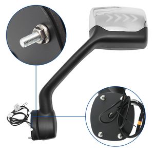 Specchietto retrovisore con indicatore di direzione per cofano Kenworth T680 (2013-2020) e Peterbilt 579 & 587 (2010-2017) per lato sinistro/conducente - Product Image 3