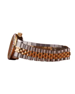 Montre de luxe pour homme, style hip-hop, entièrement sertie de moissanite VVS à taille ronde, cadran intelligent, mouvement mécanique, collection Prince Jewellers - Product Image 2