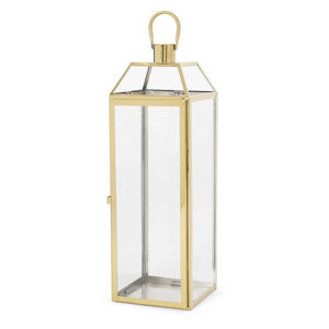 Farol Colgante de Acero Inoxidable Dorado y Vidrio de Último Diseño para Decoración de Hogar, Jardín y Balcón - Product Image 4