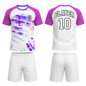 Оптовая скидка на футбольную форму с собственной этикеткой: дышащая сетчатая футболка с рукавами реглан, отводящая влагу, для клубных комплектов - Product Image 1