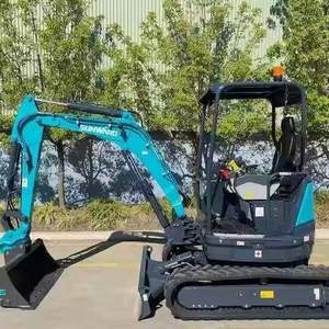 Nouvelle mini-excavatrice sur chenilles de 2 tonnes avec moteur et benne de 0,3 m, forte puissance de creusement, livraison rapide - Product Image 1