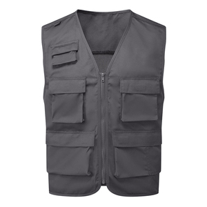 Customized Working Wear High Visibility <b>Vest</b> with Front Zipper Closure OEM ODM Serviced Wholesale Price Working <b>Vest</b> - Product Image 5