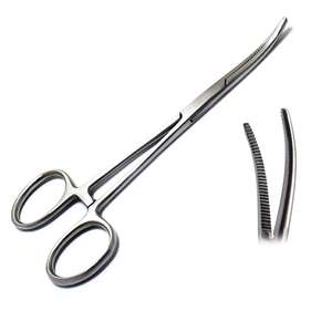 Premium Kelly Curved Forceps Stainless Steel Hemostatic Artery Dissecting <b>Clamp</b> Medical Instrument CE ISO Mark By Grip Surgical - Product Image 4
