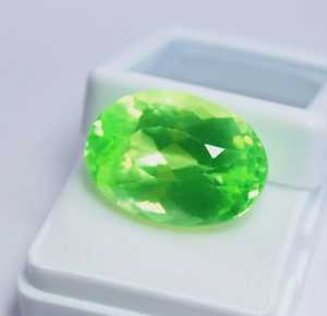 Piedra Preciosa de Peridoto Verde, Piedra Preciosa Suelta, Cristal Natural Certificado, Corte Ovalado, para Joyería, Piedra de Nacimiento - Product Image 6