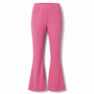 กางเกงวอร์มทรงขาบานสำหรับผู้หญิง ผ้าเนื้อนุ่ม ยืดหยุ่นได้ดี เอวยางยืด คุณภาพสูง แห้งเร็ว ระบายอากาศได้ดี - Product Image 1