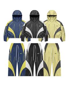 Conjuntos de Chaqueta y Pantalón Deportivos con Estampado Sólido para Hombre, Fabricados en Pakistán, Ropa Casual, Tallas Grandes - Product Image 1