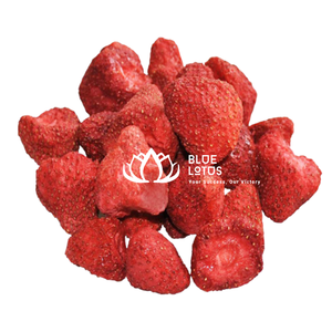 Disponible |   Fraises entières lyophilisées croustillantes, en sachet sous vide, pour boulangerie, confiserie, boissons, vente en gros - Product Image 1