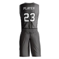 Nouvelle conception d'uniformes de basketball à vendre, uniformes de basketball réversibles personnalisés, vêtements d'équipe et de sport, uniformes par sublimation