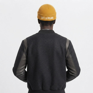 Wholesale Men's Custom Embroidered Fisherman <b>Beanie</b> Cap Soft Fleece Fold Cuff Winter Knit <b>Hat</b> Streetwear Private Label OEM ODM - Product Image 2