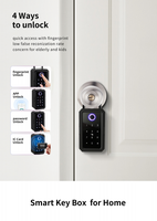 Volibel étanche Tuya TTlock APP électronique numérique empreinte digitale mural boîte à clés intelligente pour le stockage des clés de la maison