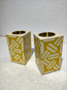 Charme Arabe Intemporel Brûleur de Parfum Oud Premium en Résine avec Incrustation d'Os Fait Main pour Maisons de Luxe - Product Image 6