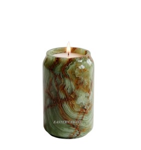 Handcrafted Marble Tealight Candle Holder Jar Decorative <b>Stone</b> Votive for Home Decor Wedding Gift Wholesale Supplier - Product Image 4