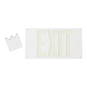 Señal de Salida Fotoluminiscente BradyGlo de PVC para Pasillos de Seguridad en Emergencias en Interiores - Product Image 3