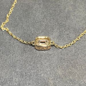 Bracelet unisexe en or massif 18 carats avec diamant cultivé en laboratoire, taille émeraude, 0,33 carat, clarté VVS2, certifié IGI, tendance et simplicité - Product Image 6