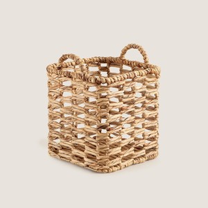 Panier à fruits en jacinthe d'eau tressée, organiseur de cuisine, contenants de haute qualité - Product Image 5