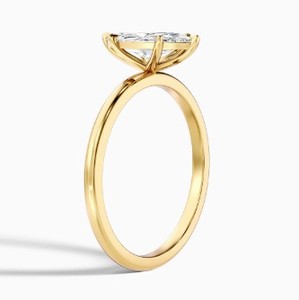 Anillo de Moissanita con Corte Marquesa de Shama Gems Jewels, Plata de Ley 925, Chapado en Oro Blanco, Lujoso, con Engaste de Garras, Clásico, Elegante, para Compromiso - Product Image 4