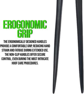 Coupe-ongles professionnel pour fers à cheval de 11,5 pouces, qualité supérieure, acier inoxydable, outils de soin des sabots avec précision - Product Image 3