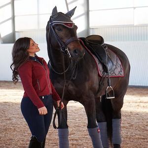 Voile anti-mouches pour chevaux de haute qualité, insonorisant, en polyester, avec logo et emballage personnalisés, faible MOQ - Product Image 2