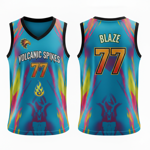 Uniformes de Baloncesto Personalizados para Escuelas, Fabricante de Uniformes Deportivos, Unisex, Impresión OEM, Sin Mangas, Cuello en V, Cuello Redondo, Adultos, Jóvenes - Product Image 4