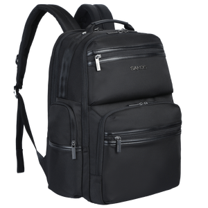 SAKOS Business <b>Laptop</b> <b>Backpack</b> Polyester Waterproof Zipper Portable USB Travel Below 24L Air Cushion Belt Casual Unisex Office - Product Image 4