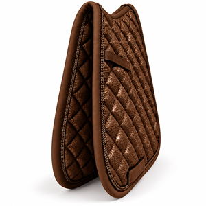 Tapis de selle de dressage personnalisé style saut d'obstacles, protection pour chevaux, couleur personnalisée, doublure matelassée en coton, rembourrage en polyester, entraînement - Product Image 4