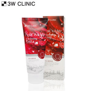 Espuma Limpiadora Herbal de Agua de Rosas 3W Clinic 100ml Ingrediente Principal: Agua de Rosas - Product Image 1