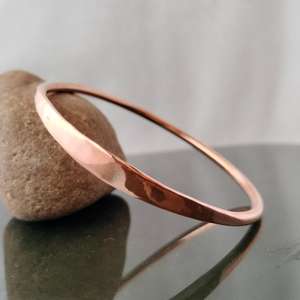 European and American Retro <b>Red</b> Copper <b>Bracelet</b> Hammered Rustic Copper Wire Magnetic <b>Bracelet</b> - Product Image 3