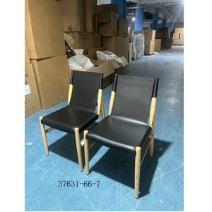 Chaises de selle en cuir de selle minimaliste-meubles de salon modernes 37631 - Product Image 2