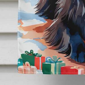 ธงบ้านคริสมาสต์รูปที่ดินขนาดใหญ่หลากสีของนิวฟันด์แลนด์สำหรับตกแต่งลานแบนเนอร์งานศิลปะป้ายติดสนามทำจากโพลีเอสเตอร์ - Product Image 4