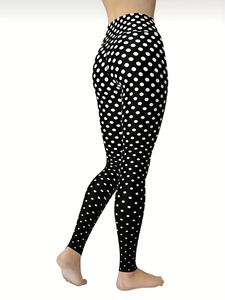 Pantalones de Yoga Súper Elásticos con Estampado de Puntos para Mujer, Leggings Deportivos Moldeadores con Efecto Levanta Glúteos BY HI 2026 - Product Image 4