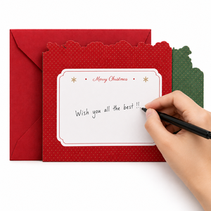Wholesale Custom Luxury 3D Pop Up Box Christmas Greeting <b>Card</b> Handmade Paper Holiday <b>Gift</b> <b>Card</b> OEM/ODM Vietnam Factory Supplier - Product Image 6