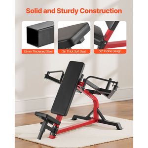 Banco de Ejercicios Ajustable para Pecho, 450 LBS, Equipo de Gimnasio en Casa, Máquina de Inclinación para Ejercicios de Pecho y Deltoides Posteriores para Sistemas de Gimnasio en Casa - Product Image 5