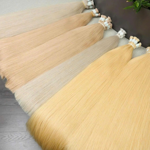 ผมแท้เวียดนามแบบขายส่ง ยี่ห้อ Rusahair สีบลอนด์ตรง เกรดเวอร์จิ้น  จัดเรียงเกล็ดผม  ซุปเปอร์ดับเบิ้ลดรอน  ไม่ผ่านการดัด  แบบเทปติด - Product Image 3