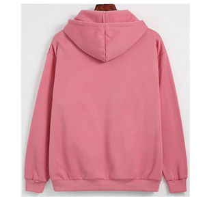 Sudadera con Capucha Unisex Extra Grande, Color Amarillo Sólido, Forro Polar, Estilo Casual de Invierno, Corte Regular, Diseño con Bolsillos, Tejido Transpirable - Product Image 6