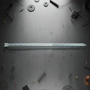 Tornillos para Madera de Doble Extremo, Cabeza Ranurada, Acero al Carbono Zincado, Clase 4.8 y 6.8, Rosca Parcial, Métrico y en Pulgadas, PDC - Product Image 1