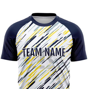 เสื้อกีฬาผู้ชายแบบซับลิเมชั่นสั่งทำพิเศษ ระบายอากาศได้ดี เป็นมิตรกับสิ่งแวดล้อม คอกลม สำหรับฟุตบอล บาสเกตบอล ฤดูร้อน - Product Image 6
