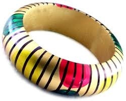 Handmade Classic Resin <b>Bangles</b> & <b>Bracelets</b> Women's Round Daily Wear Fashion Jewelry - Product Image 5